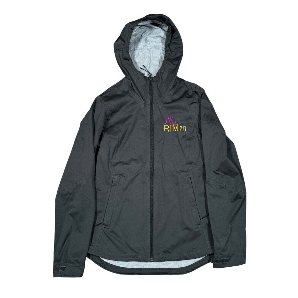 The North Face Women's Sz S Dry Vent Rain Jacket Gray Zip Up Windbreaker